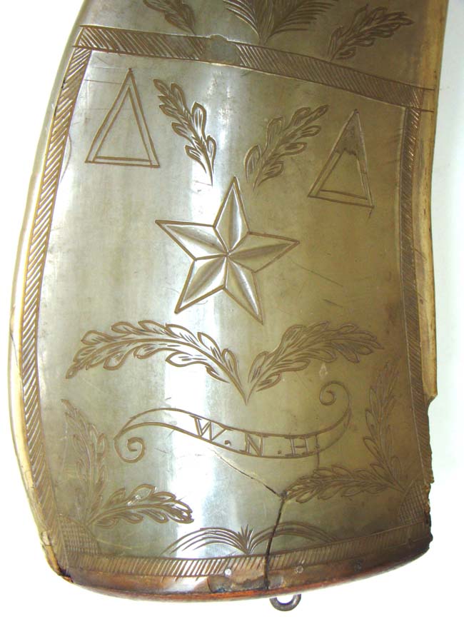 A Beautiful 19th century Sailor Carved Powder Horn circa 1850 — image 5